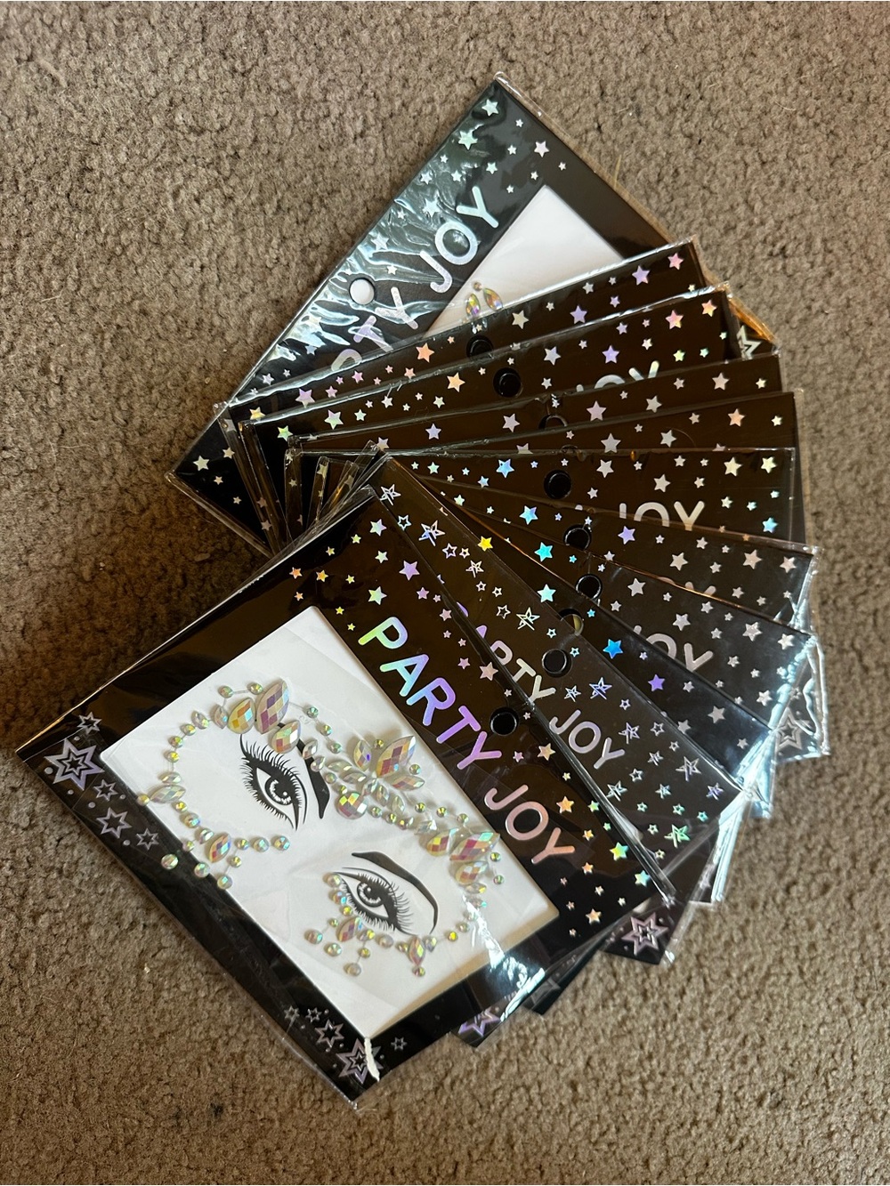 Face Gems face rhinestones LOT
